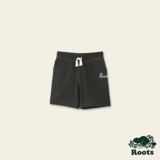 【Roots】Roots小童-自然俱樂部系列 口袋設計有機棉短褲(鐵灰色)