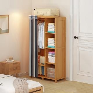 【VENCEDOR】DIY木製組裝衣櫥1米-收納櫃 簡易衣櫃(簡單衣櫃 衣架收納 -1入)
