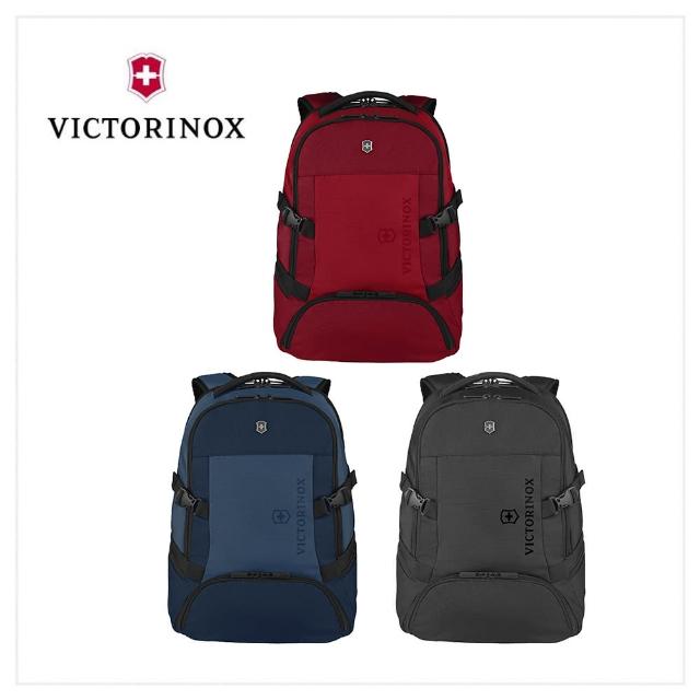 【VICTORINOX 瑞士維氏】VX SPORT EVO Deluxe 16吋後背包 35*48*25cm 紅/藍/黑(611417/611418/611419)