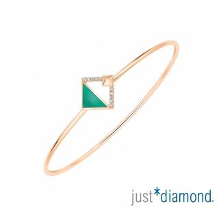 【Just Diamond】18K玫瑰金 絕色魅力 鑽石手環
