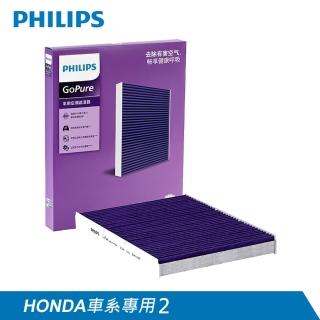 【Philips 飛利浦】多效車用抗敏除菌冷氣濾網-HONDA車系2(汽車冷氣濾網)