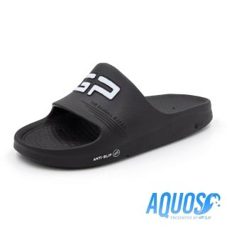 【G.P】AQUOS透氣防滑排水機能拖鞋A5220-黑色(SIZE:S-XXL 共五色)
