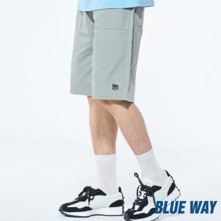 【BLUE WAY】男裝 原色繡花 短褲 - BLUE WAY