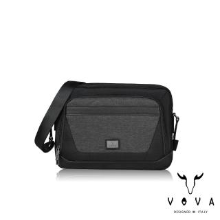 【VOVA】台灣總代理 凱撒 小型斜背包-黑色(VA129S01BK)