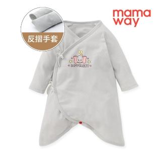 【mamaway 媽媽餵】新生兒迪士尼Q彈棉質蝴蝶衣 1入(小飛象)