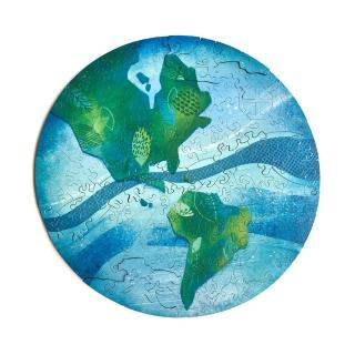 【海裡魚HELLOFISH】地球Earth複合拼圖(星球拼圖)