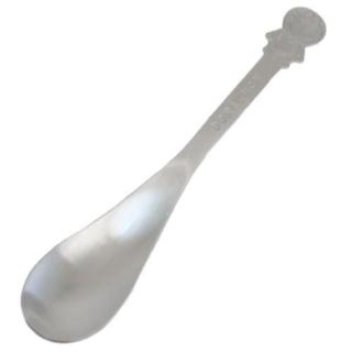 【小禮堂】哆啦A夢 一體成形不鏽鋼造型湯匙 18.3cm - 銀站姿款(平輸品)
