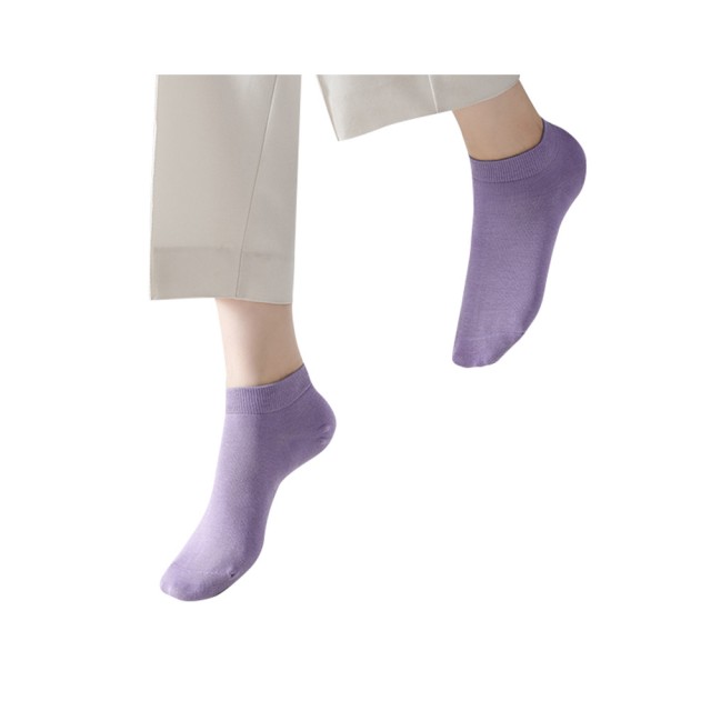 【SXLLNS】女子夏季純棉船型襪(五入)