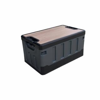 【固得家俬】黑色-大號 露營收納箱 摺疊收納箱 野營露營儲物整理箱(收納箱)