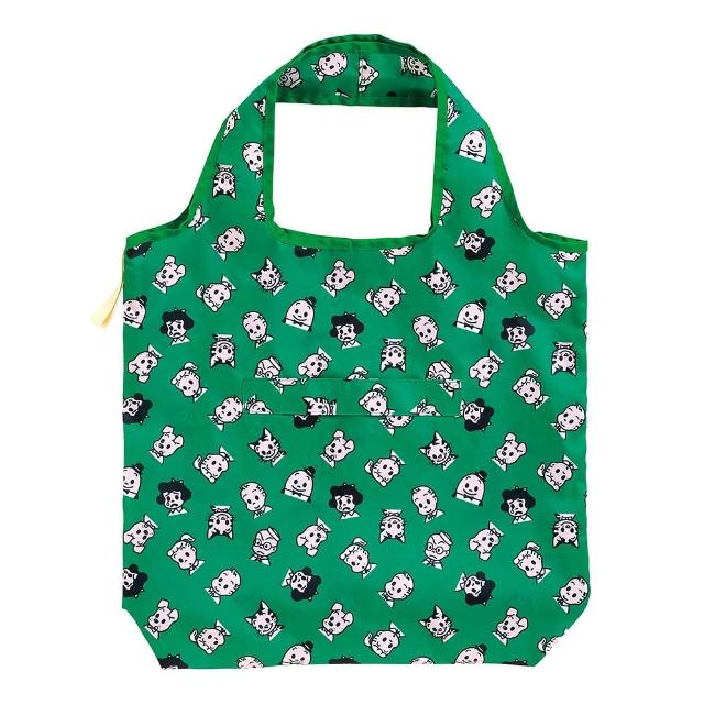 【GAKKEN】原田治 OSAMU GOODS 可折疊兩用環保袋 綠色(文具雜貨)