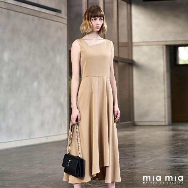 【mia mia】英文字後背鏤空洋裝
