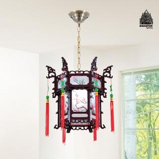 【必登堡】元閣吊燈 B564167(和室燈/神明廳宮燈/古典/復古/藝術/LED/古代宮廷風)