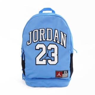 【NIKE 耐吉】Jordan Jersey 雙肩包 後背包 防潑水 防刮 筆電隔層 水藍(FQ0951-412)
