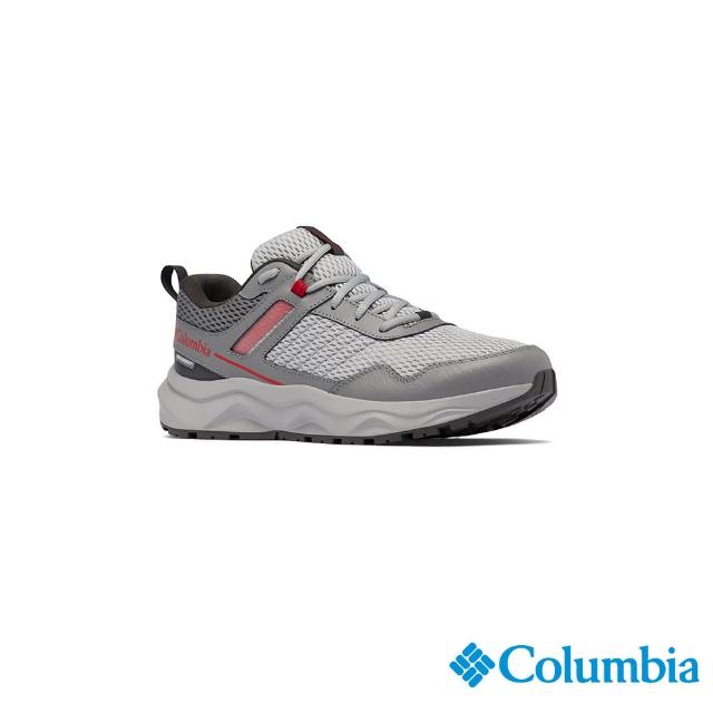 【Columbia 哥倫比亞官方旗艦】男款- PLATEAU Omni-Tech防水健走鞋-灰色(UYI75160GY / 2023春夏)