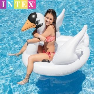 【寶盒百貨】INTEX 小天鵝坐騎水上充氣坐騎 充氣浮排(水上坐騎充氣戲水玩具衝浪游泳裝備)