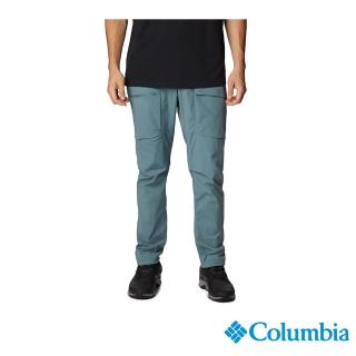 【Columbia 哥倫比亞 官方旗艦】男款-Maxtrail防潑彈性長褲-墨藍(UAE59880IB / 2023春夏)