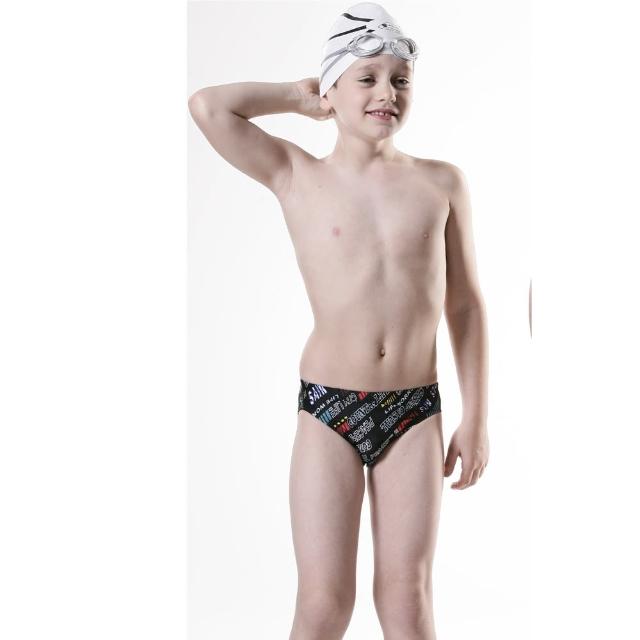 【SAIN SON】競賽/泳隊/兒童三角泳褲(附泳帽A67101)