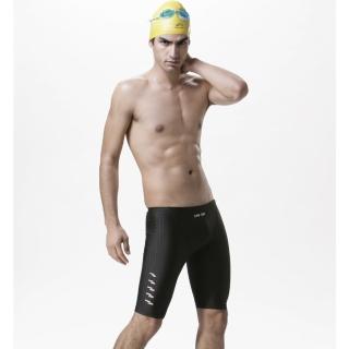 【SAIN SON】競賽/泳隊/專業用及膝泳褲(加贈矽膠泳帽A57237)