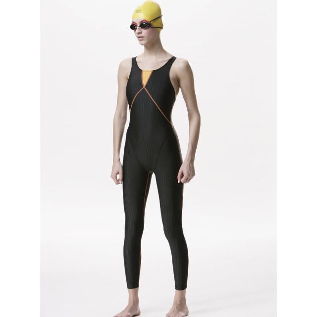 【SAIN SON】競賽/泳隊/專業用大女連身及踝泳裝(加贈矽膠泳帽A97253)