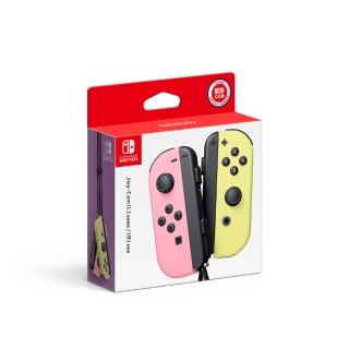 【Nintendo 任天堂】原廠 Switch Joy-con控制器 手把-粉黃(台灣公司貨)