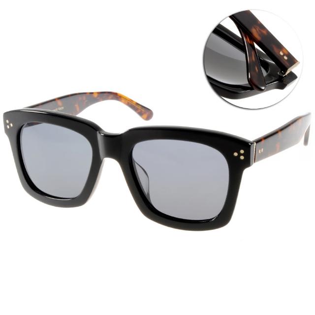 【Go-Getter】人氣經典方框款太陽眼鏡(黑-琥珀#GS1001 BKDE)