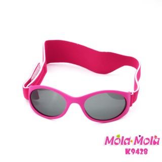 【Mola Mola 摩拉.摩拉】兒童太陽眼鏡墨鏡 UV400 安全偏光 3歲以下 嬰幼兒 寶寶(K-9428)