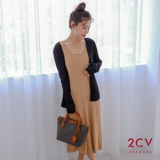 【2CV】夏日必備顯瘦連身洋裝nf039(MOMO獨家販售)