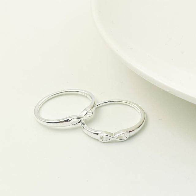 【Niloe】無限造型純銀尾戒 指耀華麗 組合戒系列 女款創新設計(925純銀 尾戒 對戒 多尺寸)