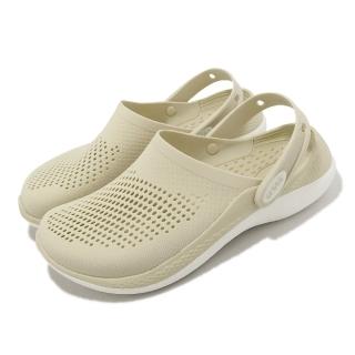 【Crocs】涼拖鞋 Literide 360 Clog 骨白色 男鞋 女鞋 洞洞鞋 卡駱馳(2067082Y2)