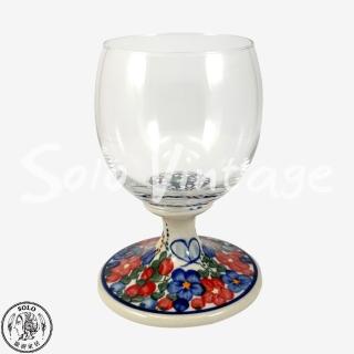 【SOLO 波蘭陶】Vena 波蘭陶 400ML 玻璃杯 蝴蝶花園系列
