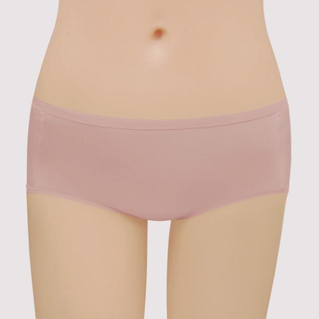 【瑪登瑪朵】Soft Up無鋼圈  低腰平口內褲 M-XL(玫瑰粉)