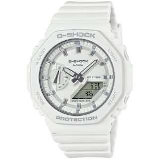 【CASIO 卡西歐】G-SHOCK WOMEN 小防護構造雙顯錶 畢業 禮物(GMA-S2100-7A/速)