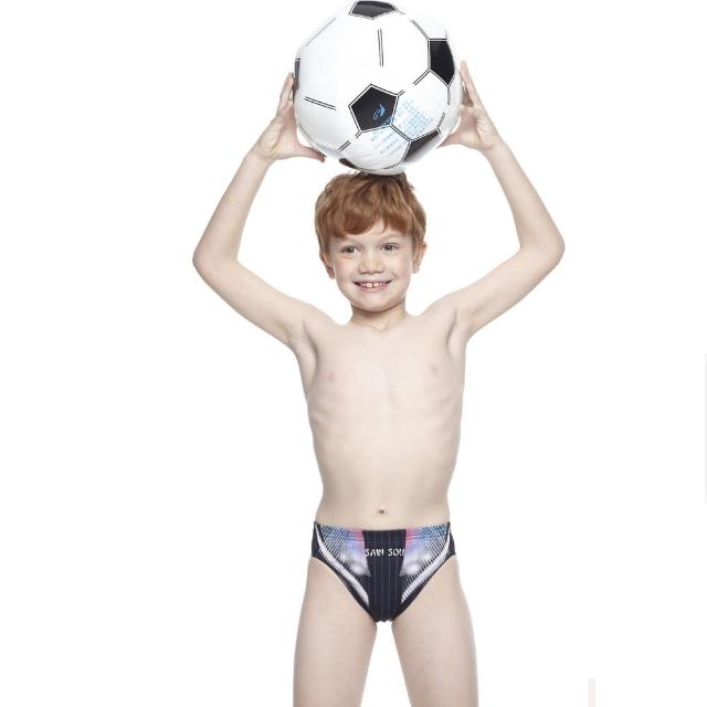 【SAIN SOU】兒童競賽型泳褲(附泳帽A67406)