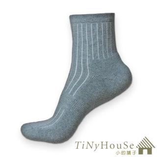 【TiNyHouSe】舒適襪 厚底運動襪 超值2雙組入(灰色M/L號 T-02)