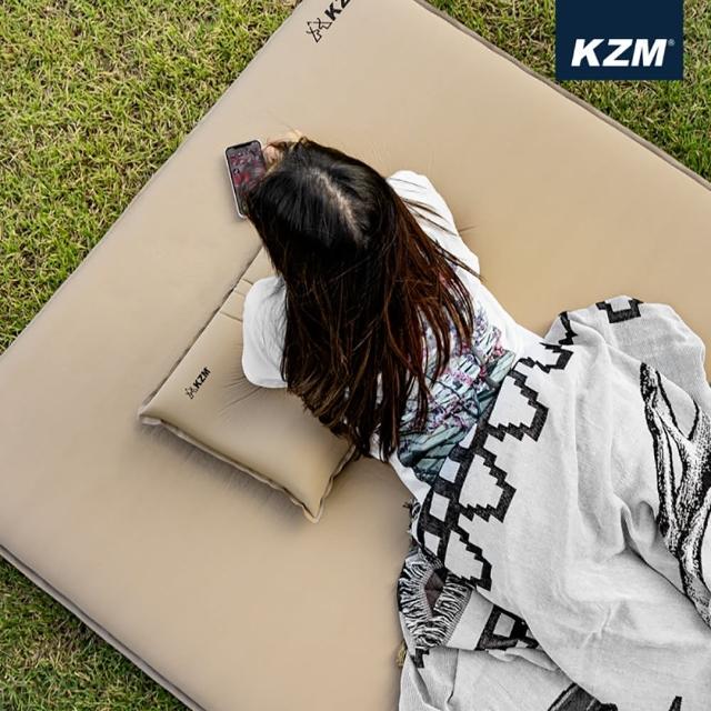【KZM】KZM 加厚舒眠自動充氣雙人床墊(高級TPU布料 舒適親膚)