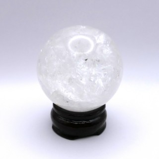 【寶峻晶石館】白水晶球 6.8cm(WB41)