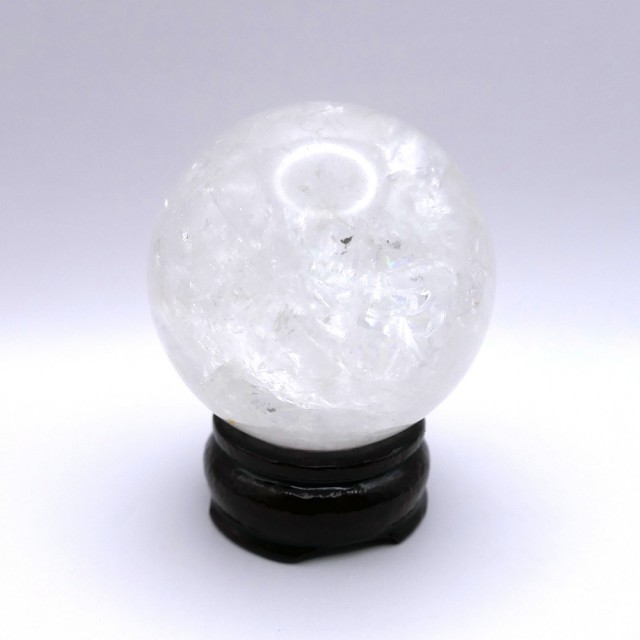 【寶峻晶石館】白水晶球 6.8cm(WB41)