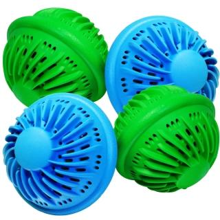 【台灣製造】強力渦輪免洗劑環保洗衣球超值組(健康洗衣球4入)
