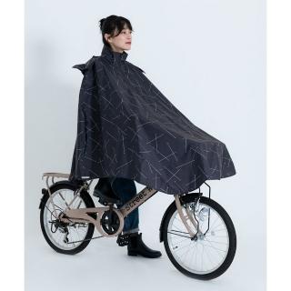【w.p.c】城市隨行機車、自行車透明窗雨衣斗篷 附收納袋 男女適用(R001-024 爵士流星)