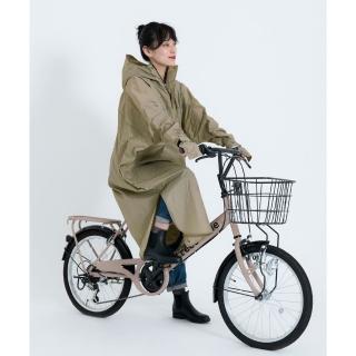 【w.p.c】機車、自行車手背延伸雨衣 附收納袋 男女適用(R1122-911 米色)