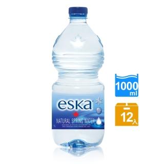 【eska愛斯卡】加拿大天然冰川水 1000mlx12入/箱