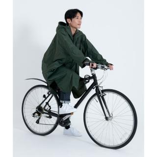 【w.p.c】機車、自行車手背延伸雨衣 附收納袋 男女適用(R1122-906 軍綠色)
