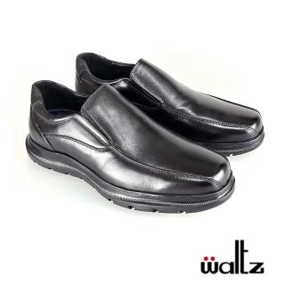 【Waltz】磁力震動系列 素面側V 真皮紳士鞋(514087-02 華爾滋皮鞋)
