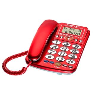 【SANLUX 台灣三洋】TEL-856來電超大鈴聲有線電話(超大鈴聲/大螢幕/老人機)