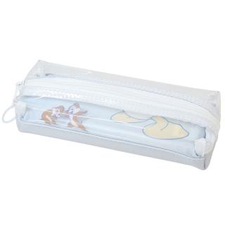 【Kamio】迪士尼 PVC雙面透明筆袋 雙層筆袋 唐老鴨&奇奇蒂蒂