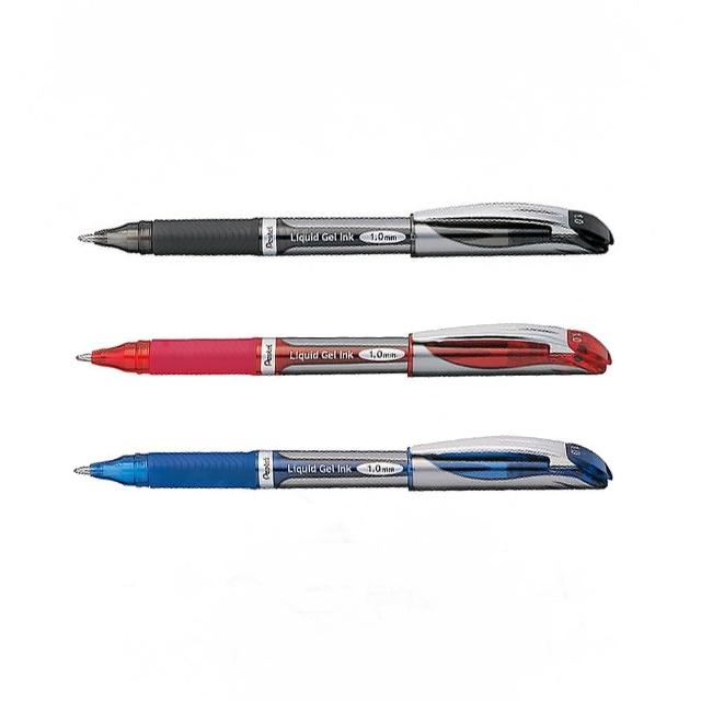 【Pentel 飛龍】ENERGEL 極速鋼珠筆 1.0mm/支 BL60(黑/紅/藍)