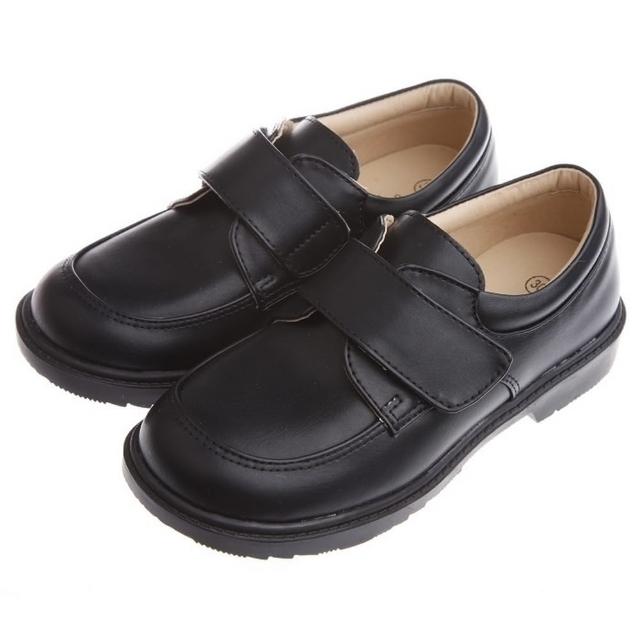【時尚經典款】純黑色男童紳士皮鞋(KEM027D)
