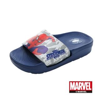 【Marvel 漫威】正版童鞋 蜘蛛人 拖鞋/輕量 舒適 好穿脫 台灣製 藍(MNKS35026)