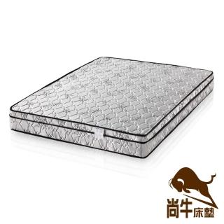 【尚牛床墊】18mm釋壓棉三線高級緹花布硬式彈簧床墊-雙人加大6尺