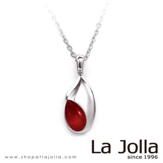 【La Jolla】懷抱 純鈦墜項鍊(紅珊瑚)
